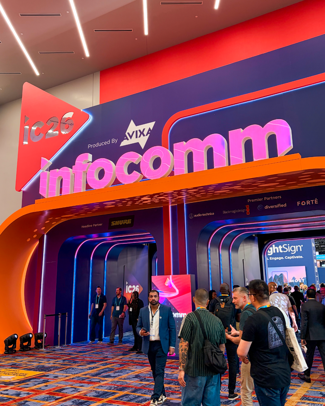 AVACOM team at InfoComm 2025