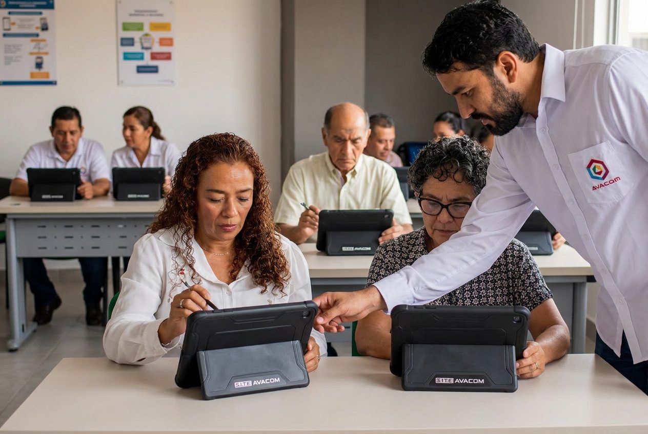 Teacher training session at an AVACOM institution